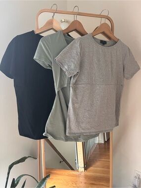 Set of 3 Size Small Nursing Tees